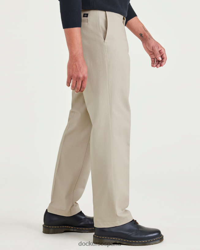 Caquis exclusivos sin plancha, ajuste clásico con protector contra manchas hombres Dockers nube - caqui ropa 8F04062