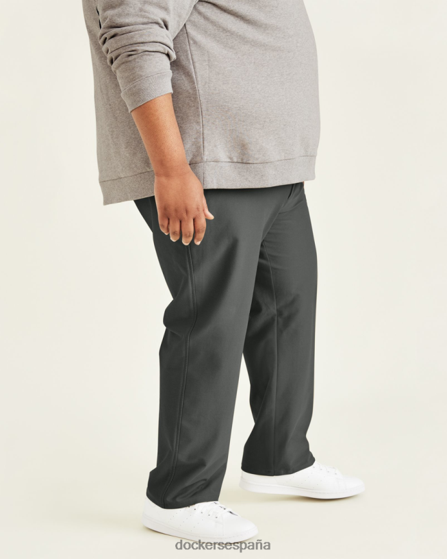 Chinos de punto cómodo, corte recto (grandes y altos) hombres Dockers trucha arcoíris - gris ropa 8F0406885