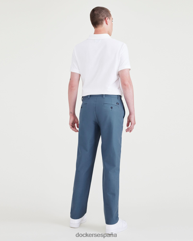 Chinos de punto cómodo, corte recto. hombres Dockers fusión azul - azul ropa 8F0406733