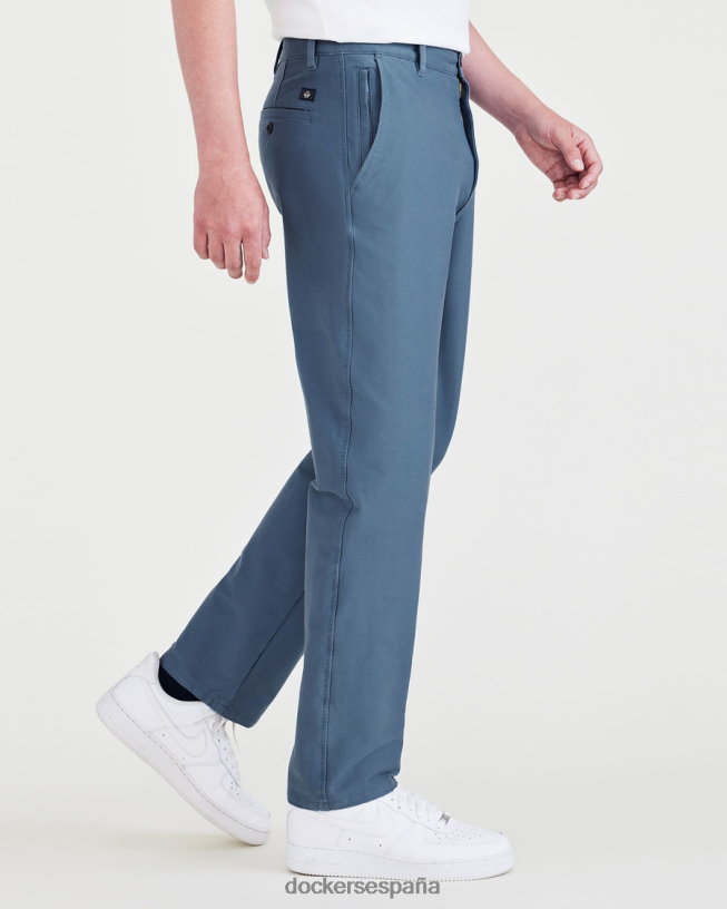 Chinos de punto cómodo, corte recto. hombres Dockers fusión azul - azul ropa 8F0406733