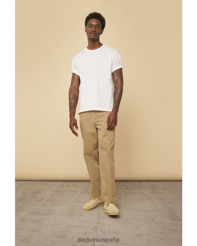 Chinos fabricados en EE. UU., ajuste cónico relacionado. hombres Dockers caqui dorado ropa 8F0406394