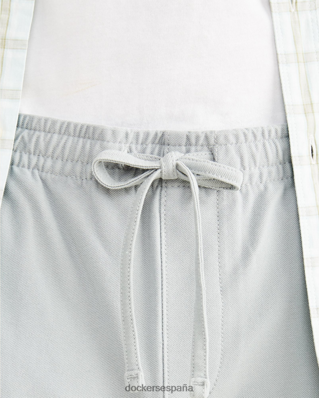 Joggers de punto cómodos, corte cónico hombres Dockers gris ceniza ropa 8F0406807