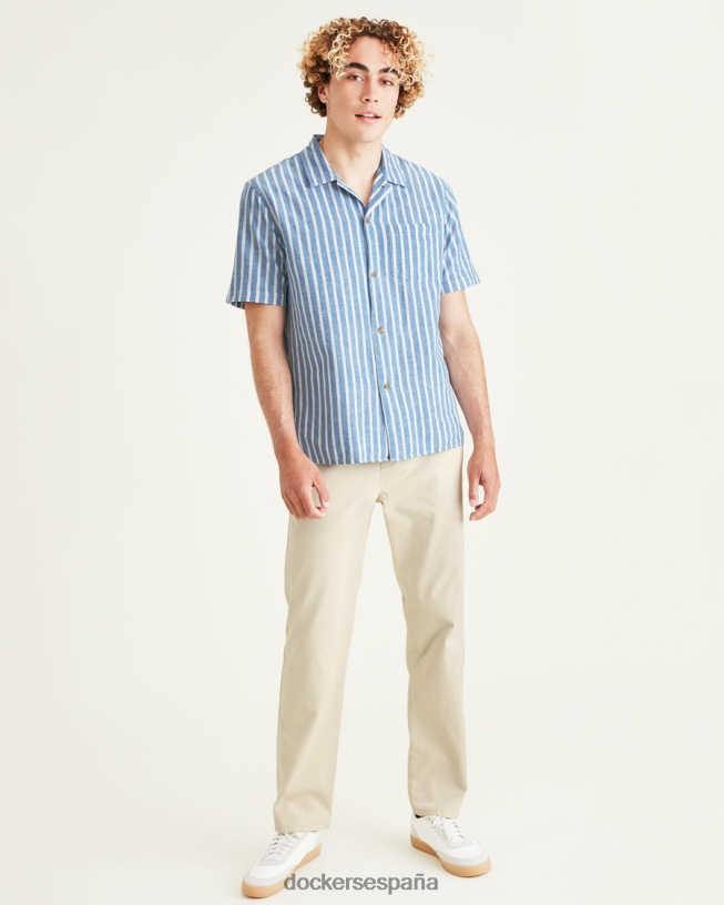 Joggers de punto cómodos, corte cónico hombres Dockers lunático - blanco ropa 8F0406809