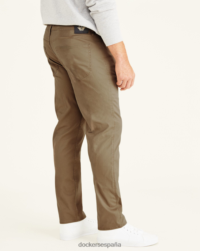 Pantalón corte jean, corte recto (grandes y altos) hombres Dockers cuero - marrón ropa 8F0406471