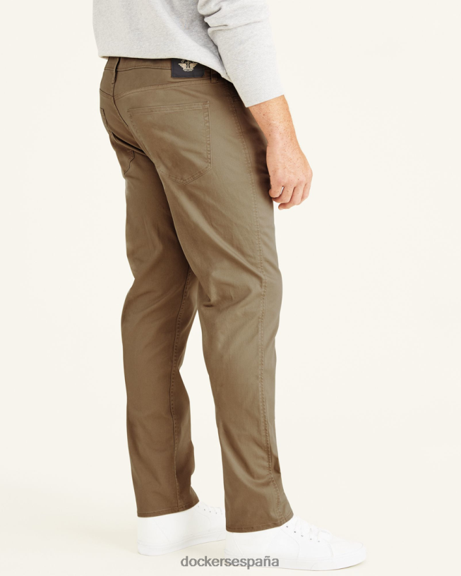 Pantalón corte jean, corte recto (grandes y altos) hombres Dockers nuevo caqui británico ropa 8F0406470