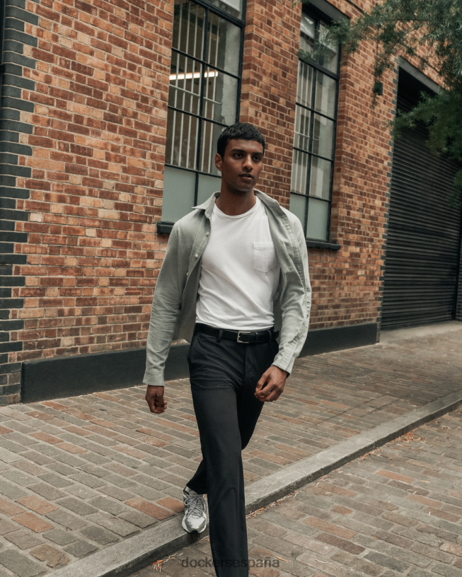 Vaya chino, corte cónico delgado con tejido de aire. hombres Dockers piel de tiburón - gris ropa 8F040666