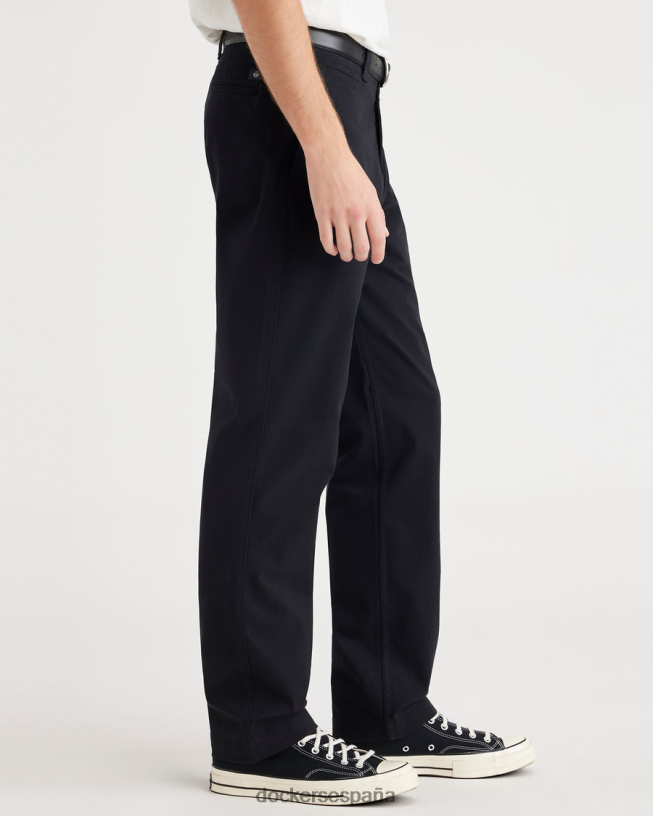 caquis california, corte recto hombres Dockers hermoso negro ropa 8F0406267