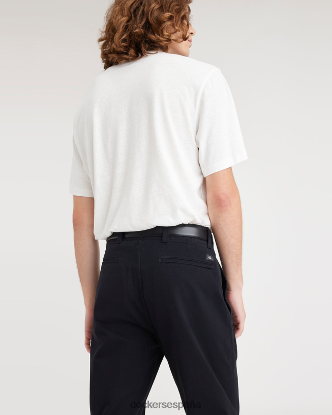 caquis california, corte recto hombres Dockers hermoso negro ropa 8F0406267