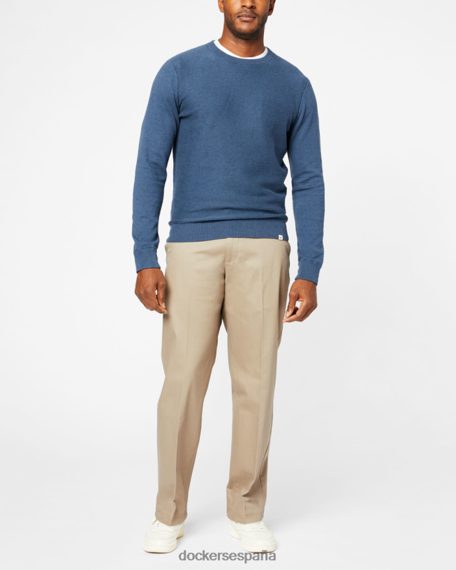 caquis característicos, ajuste relajado hombres Dockers lobo de madera - bronceado ropa 8F040674