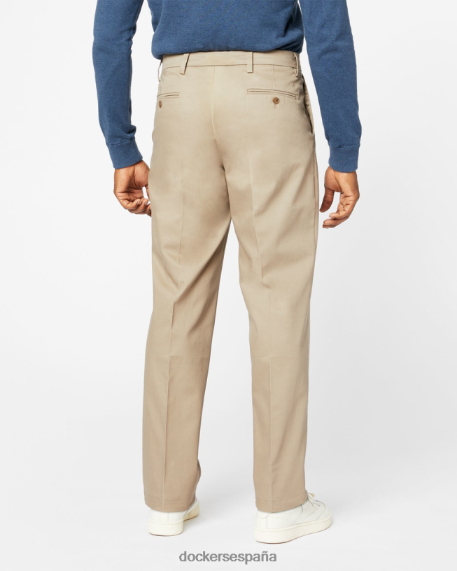 caquis característicos, ajuste relajado hombres Dockers lobo de madera - bronceado ropa 8F040674