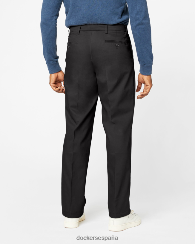 caquis característicos, ajuste relajado hombres Dockers negro ropa 8F040675