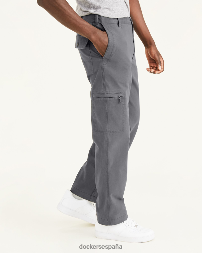 cargos favoritos, corte recto (grandes y altos) hombres Dockers gris birmania ropa 8F0406476