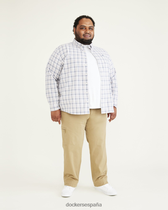cargos favoritos, corte recto (grandes y altos) hombres Dockers nuevo caqui británico ropa 8F0406474