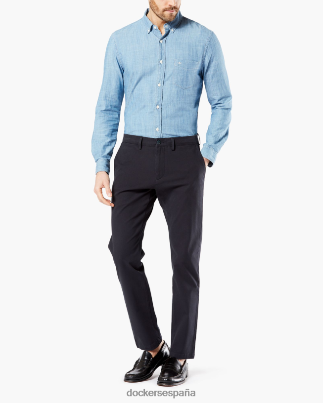 chinos Motion, corte cónico (grandes y altos) hombres Dockers Azul marino ropa 8F0406507