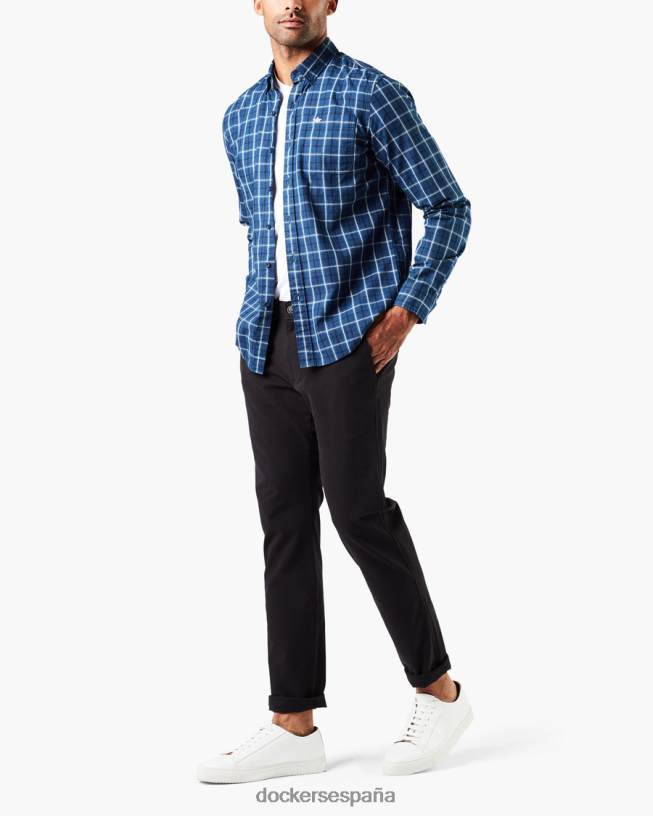 chinos definitivos, corte ceñido hombres Dockers negro ropa 8F0406369