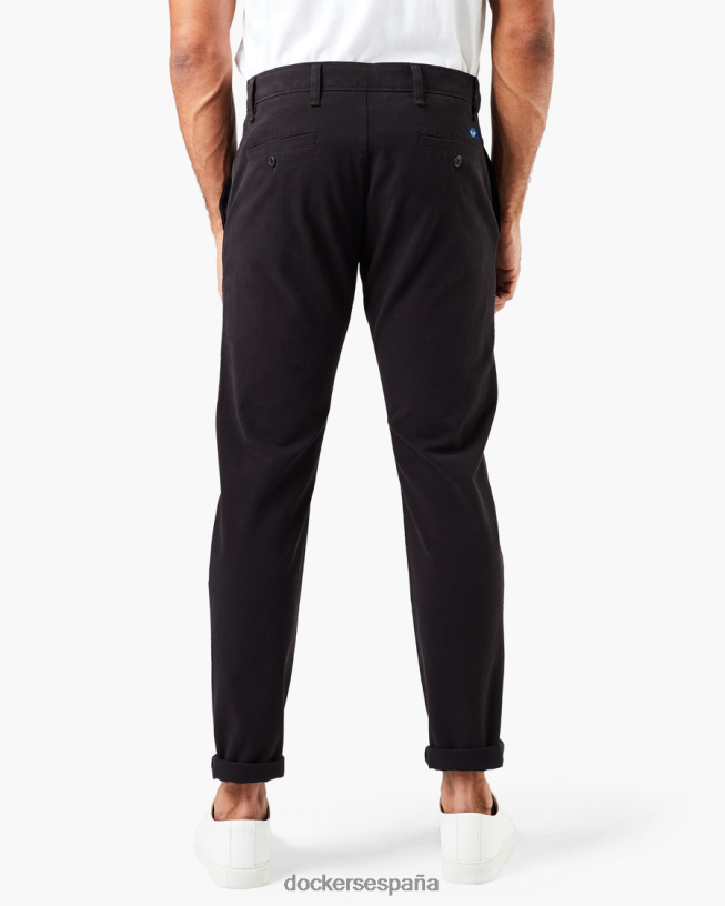 chinos definitivos, corte ceñido hombres Dockers negro ropa 8F0406369