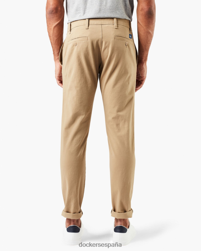 chinos definitivos, corte ceñido hombres Dockers nuevo caqui británico ropa 8F0406368