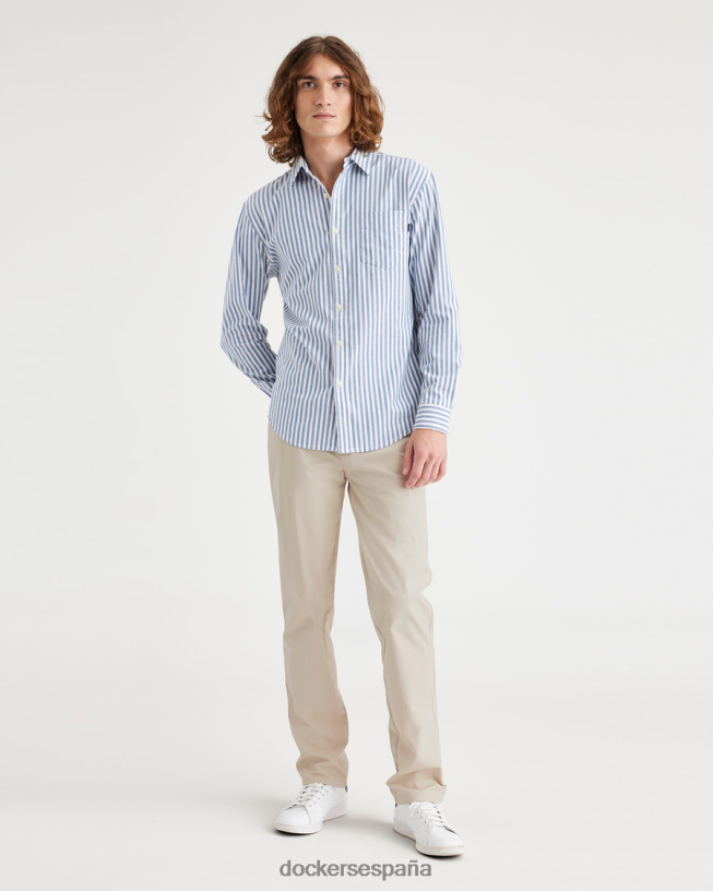 chinos definitivos, corte entallado hombres Dockers Sáhara caqui ropa 8F040639