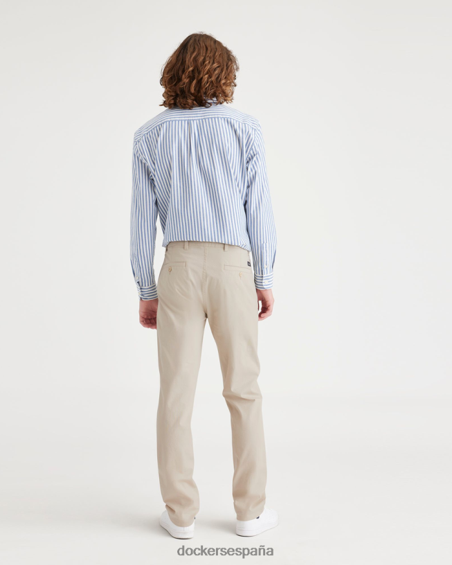 chinos definitivos, corte entallado hombres Dockers Sáhara caqui ropa 8F040639