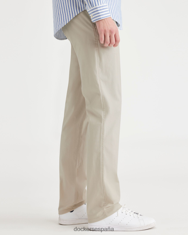 chinos definitivos, corte entallado hombres Dockers Sáhara caqui ropa 8F040639