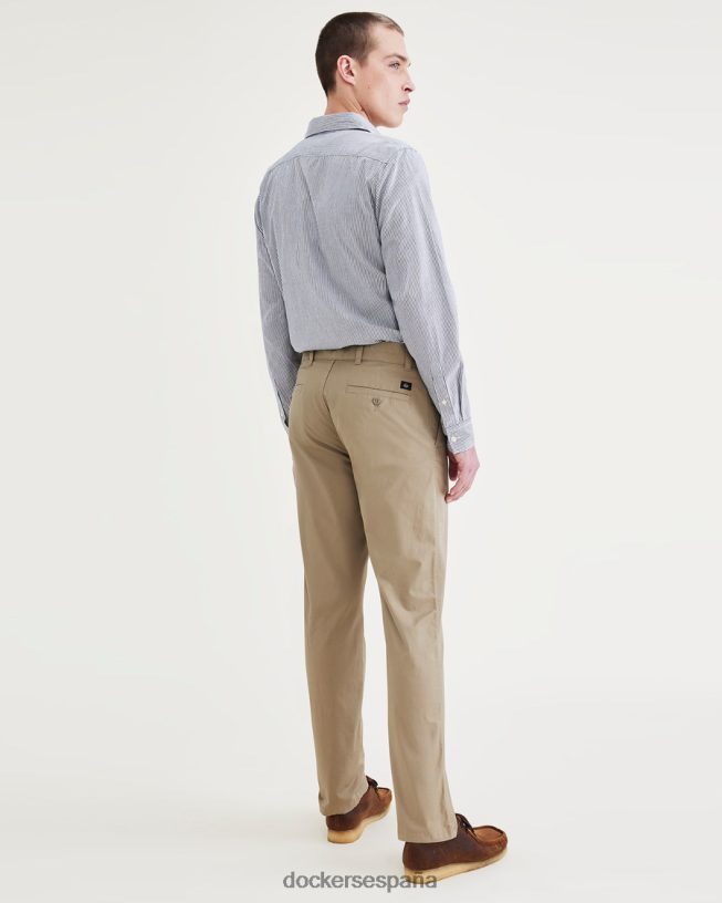 chinos definitivos, corte entallado hombres Dockers caminata por tierra - caqui ropa 8F0406792