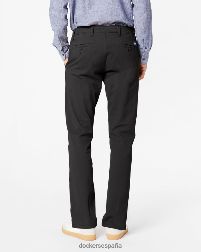 chinos definitivos, corte entallado hombres Dockers negro ropa 8F040640