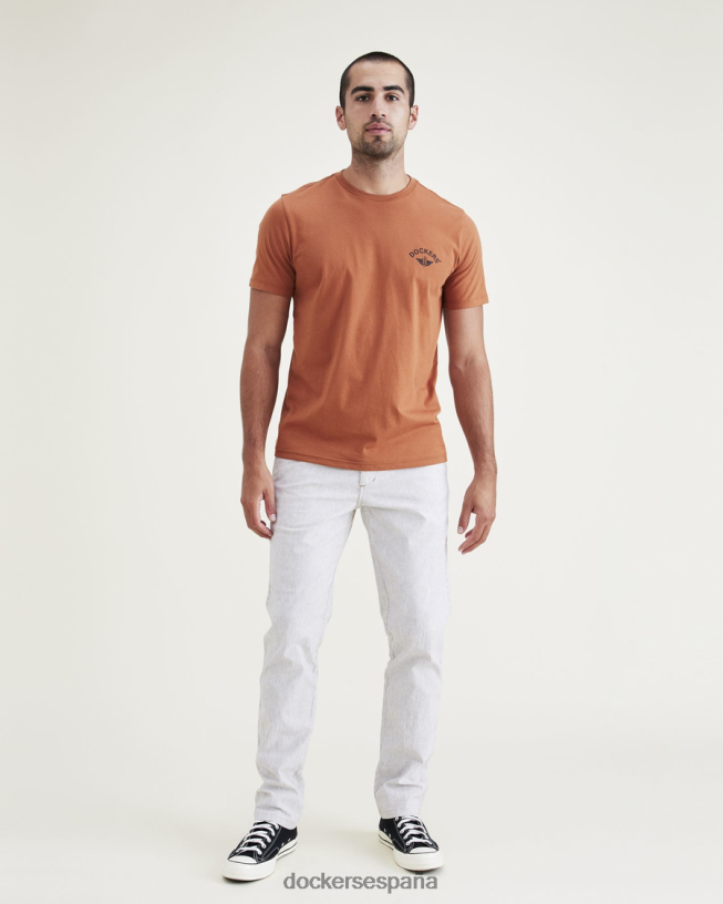 chinos definitivos, corte entallado hombres Dockers nutria - gris ropa 8F0406791