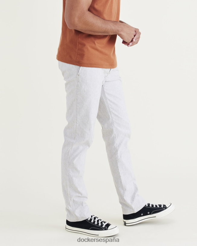 chinos definitivos, corte entallado hombres Dockers nutria - gris ropa 8F0406791