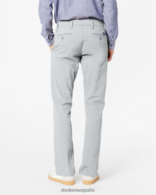 chinos definitivos, corte entallado hombres Dockers piedra mojada - gris ropa 8F040642