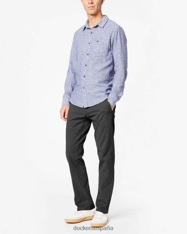 chinos definitivos, corte entallado hombres Dockers trucha arcoíris - gris ropa 8F040641
