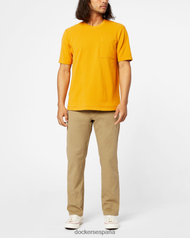 chinos definitivos, corte recto hombres Dockers nuevo caqui británico ropa 8F04068