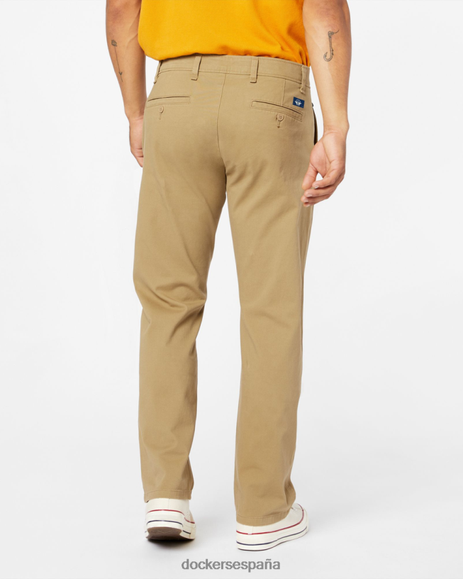 chinos definitivos, corte recto hombres Dockers nuevo caqui británico ropa 8F04068
