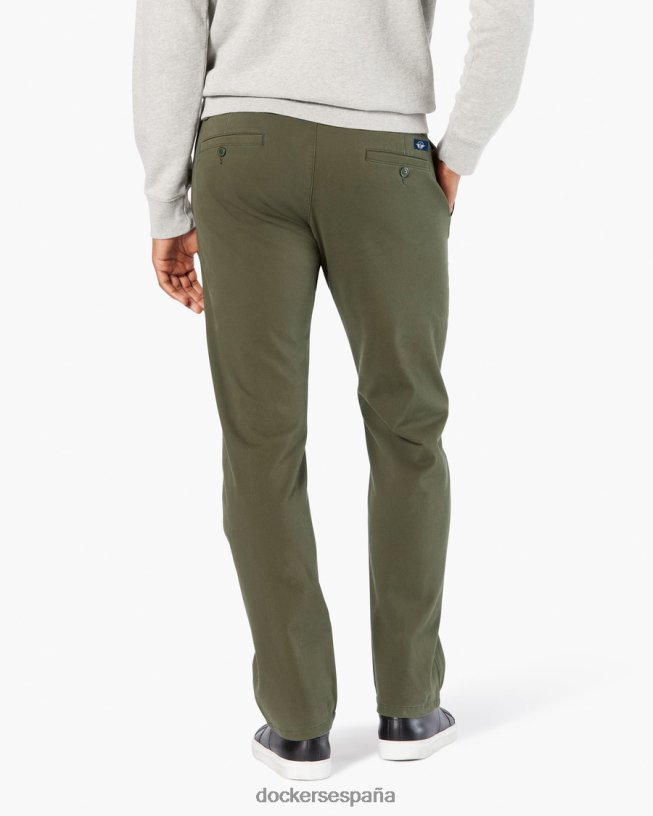 chinos definitivos, corte recto hombres Dockers oliva militar - verde ropa 8F040610