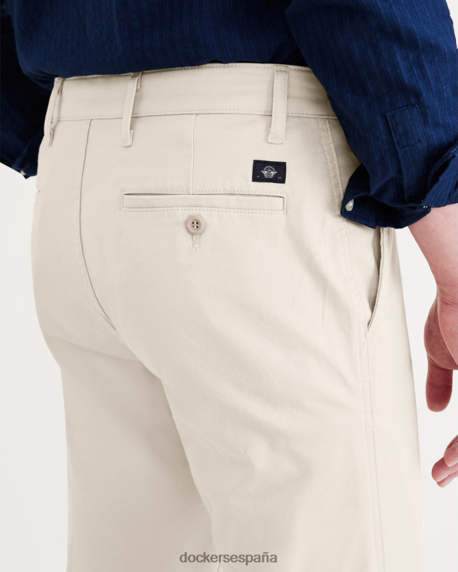 chinos originales, corte ajustado hombres Dockers Sáhara caqui ropa 8F0406271
