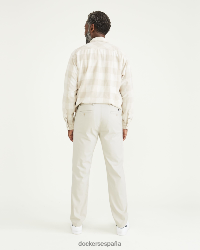 chinos originales, corte ajustado hombres Dockers Sáhara caqui ropa 8F0406738
