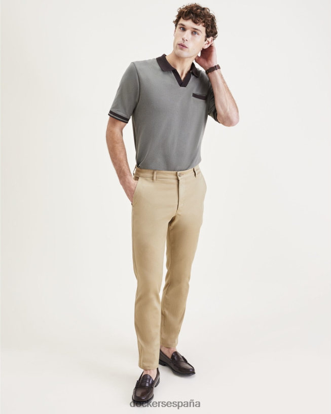 chinos originales, corte ajustado hombres Dockers cosecha de oro - bronceado ropa 8F0406273