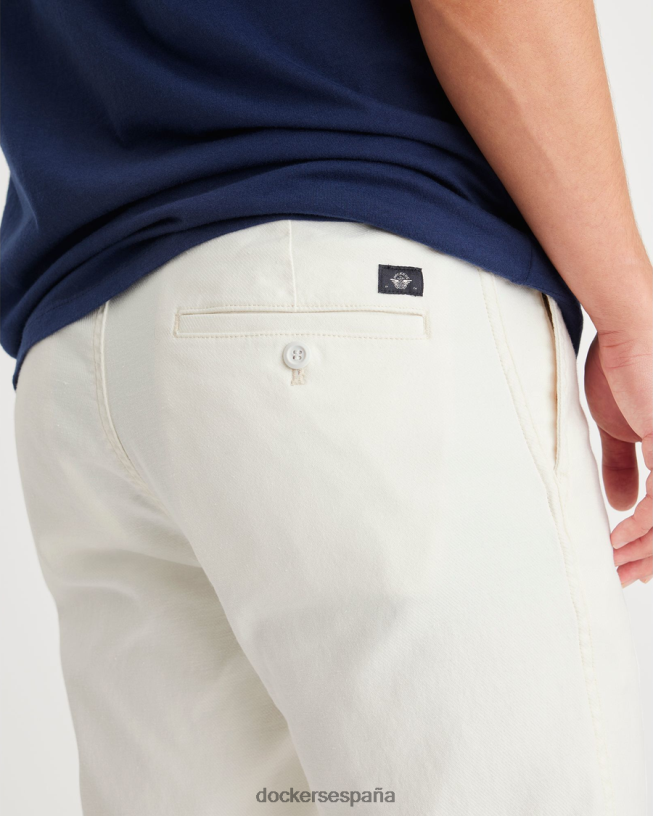 chinos originales, corte ajustado hombres Dockers garceta - blanca ropa 8F0406290