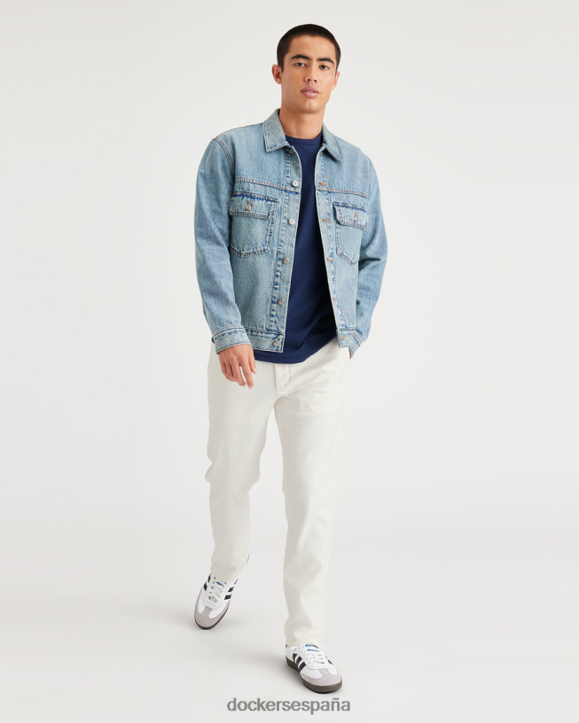 chinos originales, corte ajustado hombres Dockers garceta - blanca ropa 8F0406290