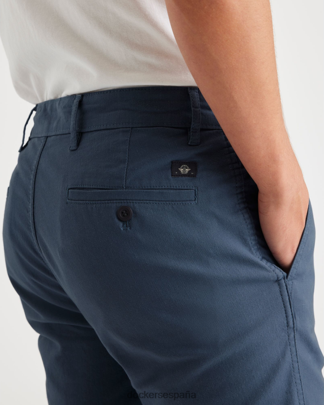 chinos originales, corte ajustado hombres Dockers índigo vintage - azul ropa 8F0406289