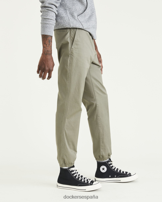 joggers definitivos, corte ajustado hombres Dockers camuflaje - verde ropa 8F0406680