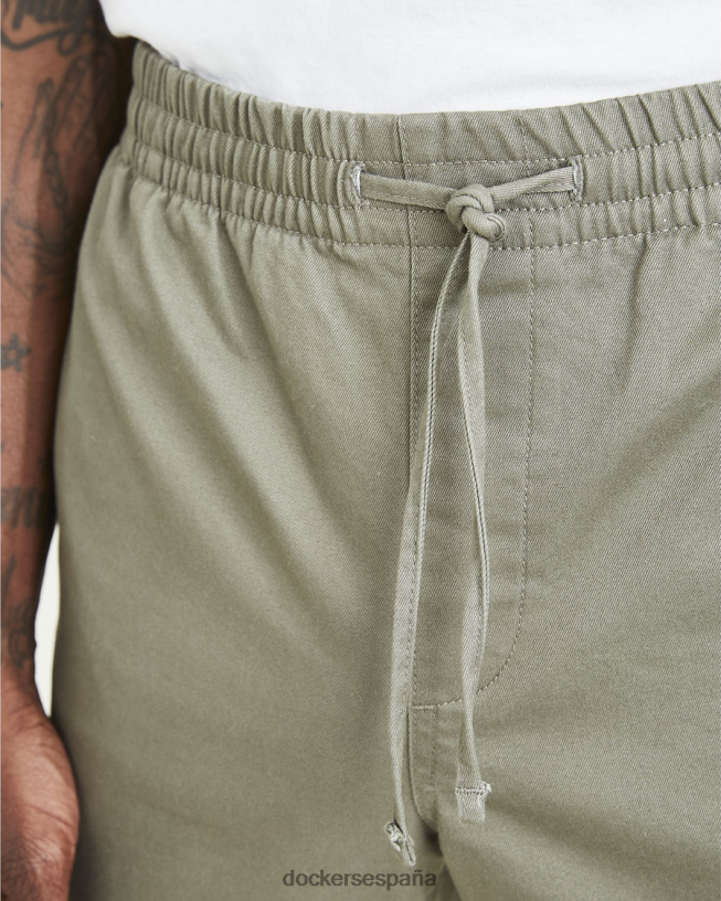 joggers definitivos, corte ajustado hombres Dockers camuflaje - verde ropa 8F0406680