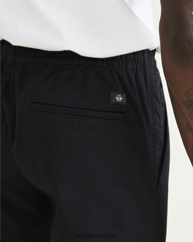 joggers definitivos, corte ajustado hombres Dockers hermoso negro ropa 8F0406681