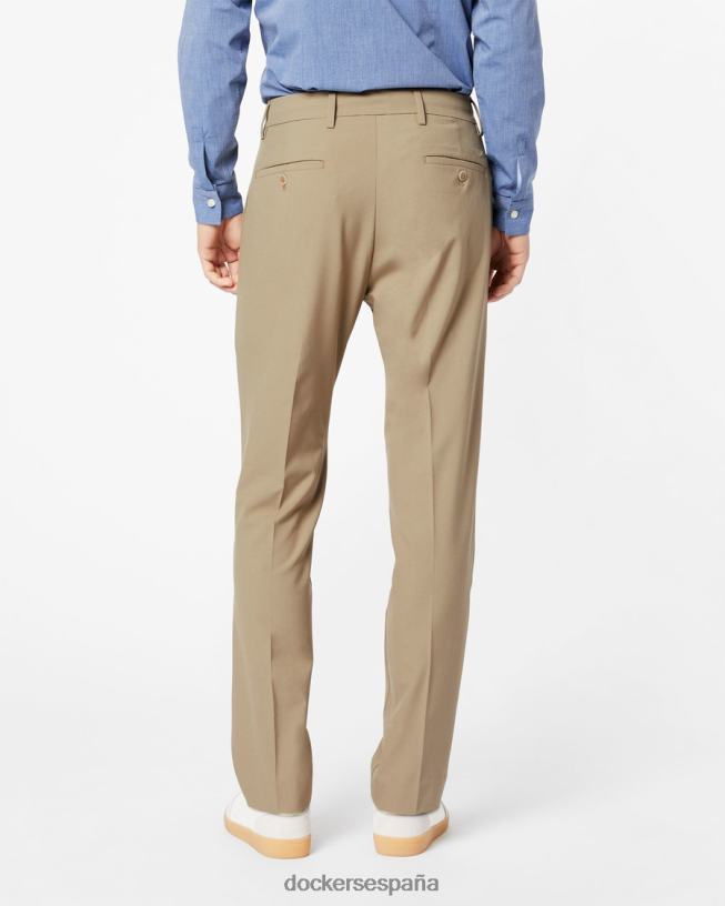 pantalones alfa, corte ajustado hombres Dockers lobo de madera - bronceado ropa 8F0406381