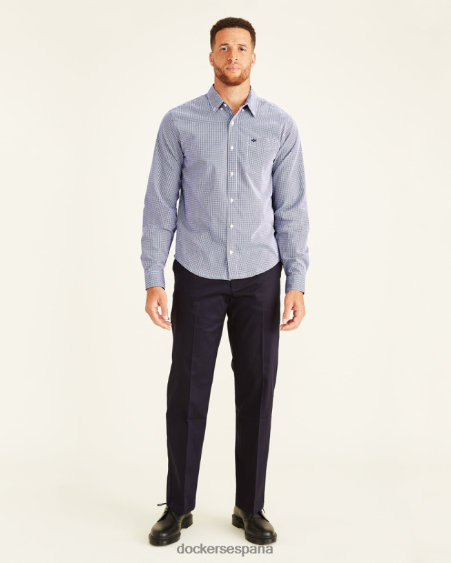 pantalones caqui característicos, ajuste clásico (grandes y altos) hombres Dockers Azul marino ropa 8F0406445