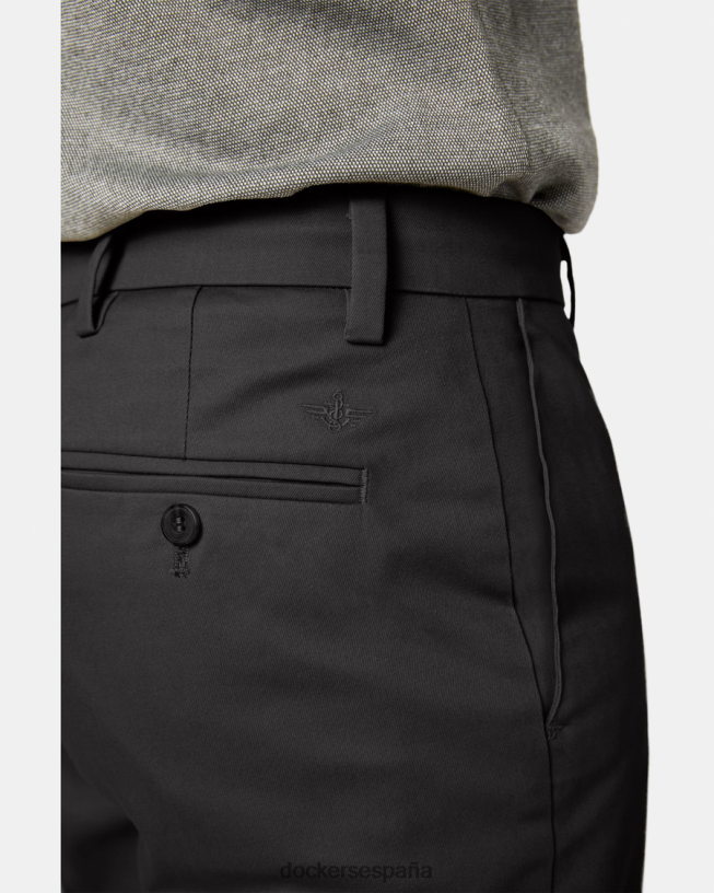 pantalones caqui característicos, corte clásico hombres Dockers negro ropa 8F040673