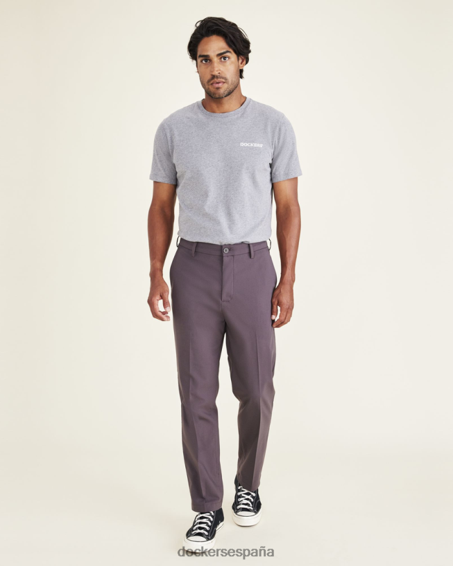 pantalones caqui característicos y corte recto hombres Dockers silla de montar - gris ropa 8F0406817