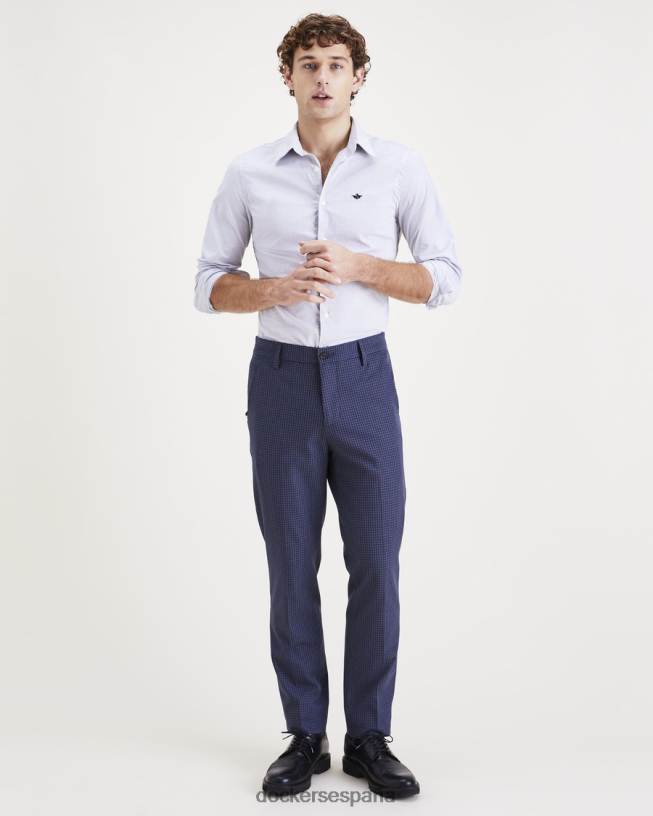 pantalones caqui de trabajo, corte ajustado hombres Dockers blazer azul marino - azul ropa 8F0406750