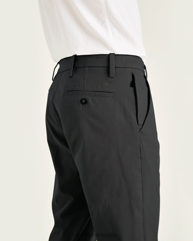pantalones caqui de trabajo, corte ajustado hombres Dockers negro ropa 8F040636