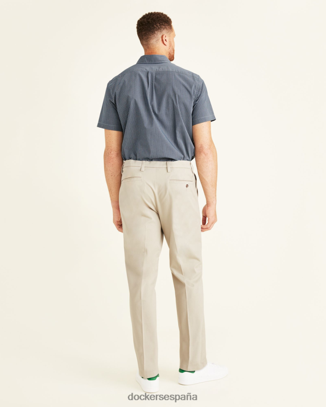 pantalones caqui de trabajo, corte clásico (grandes y altos) hombres Dockers beige safari - caqui ropa 8F0406452