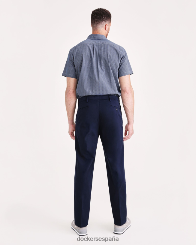 pantalones caqui de trabajo, corte clásico (grandes y altos) hombres Dockers pembroke - azul ropa 8F0406451